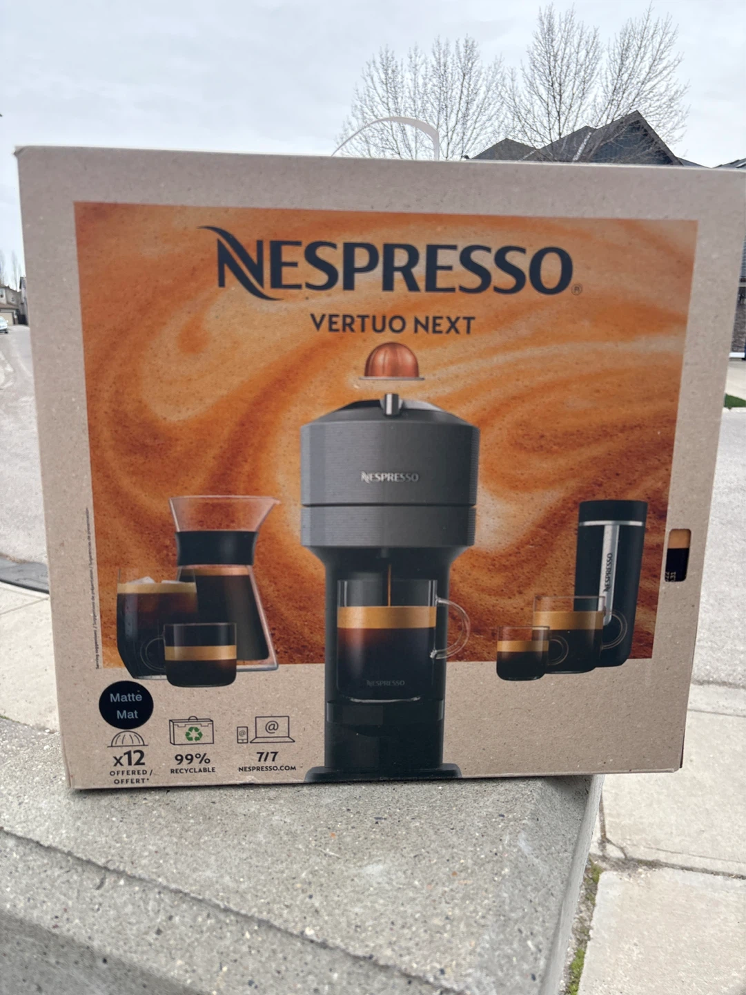 Nespresso Vertuo Next Coffee Machine - Matte Black