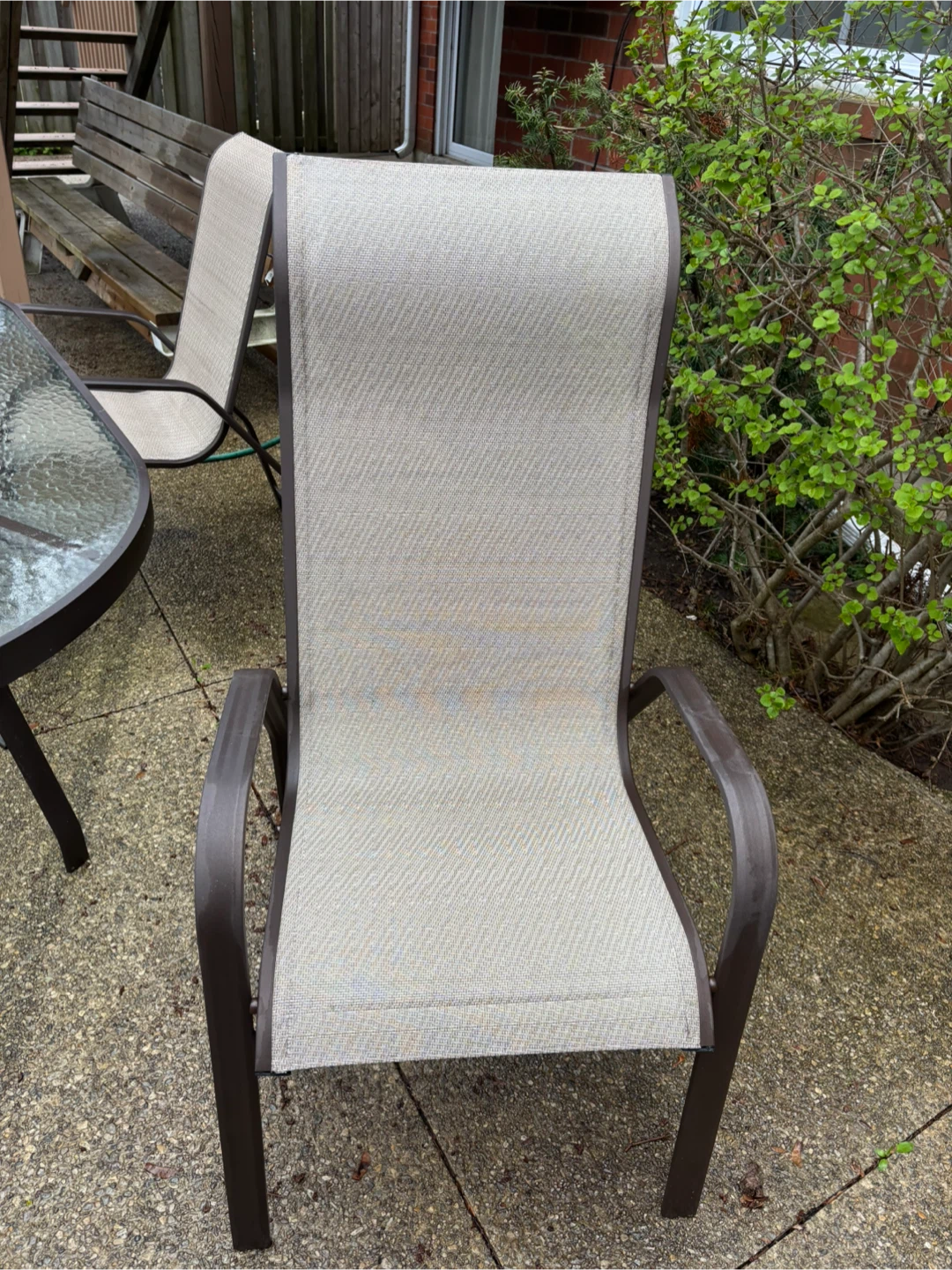 Patio Dining Set with Glass Table and 6 Chairs - photo 4