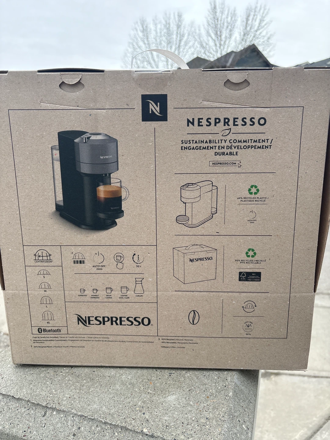 Nespresso Vertuo Next Coffee Machine - Matte Black - photo 3
