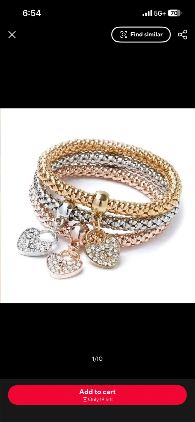 Fashion Charm Bracelets Set - photo 3