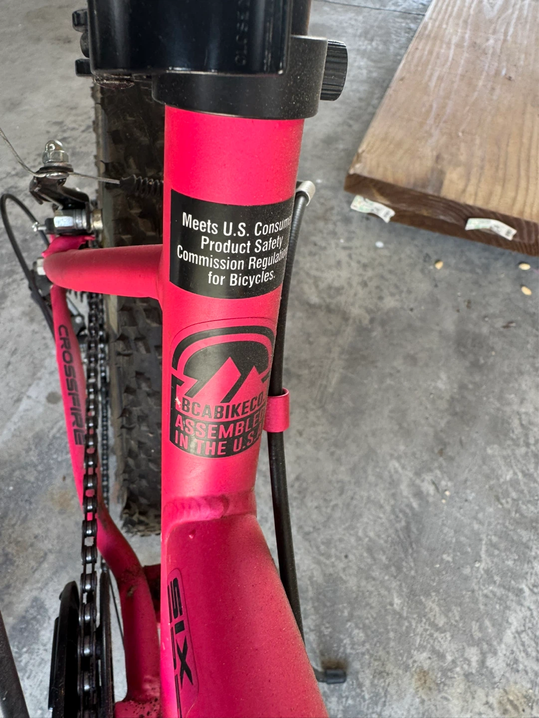 BCA Six Speed "Crossfire" Pink Kids Bike - photo 4