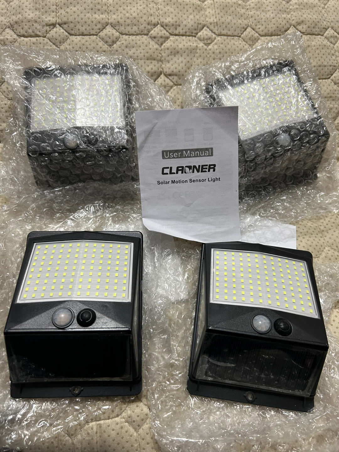 New-CLAONER Solar Motion Sensor Lights (4 Pack) - photo 4
