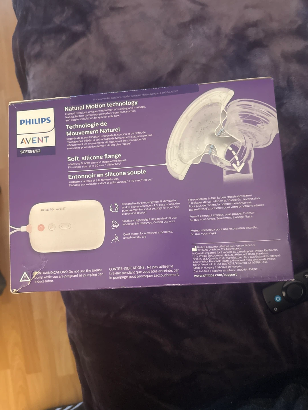 Philips Avent Single Electric Breast Pump SCF391/62 - photo 2