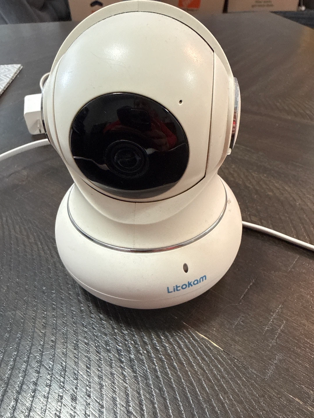 Litokam White Baby Monitor Camera