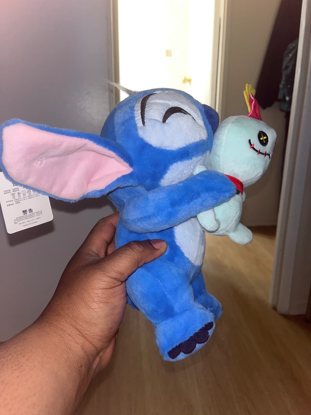 Limited Edition Japanese Stitch Plush Toy with Scrump - photo 2