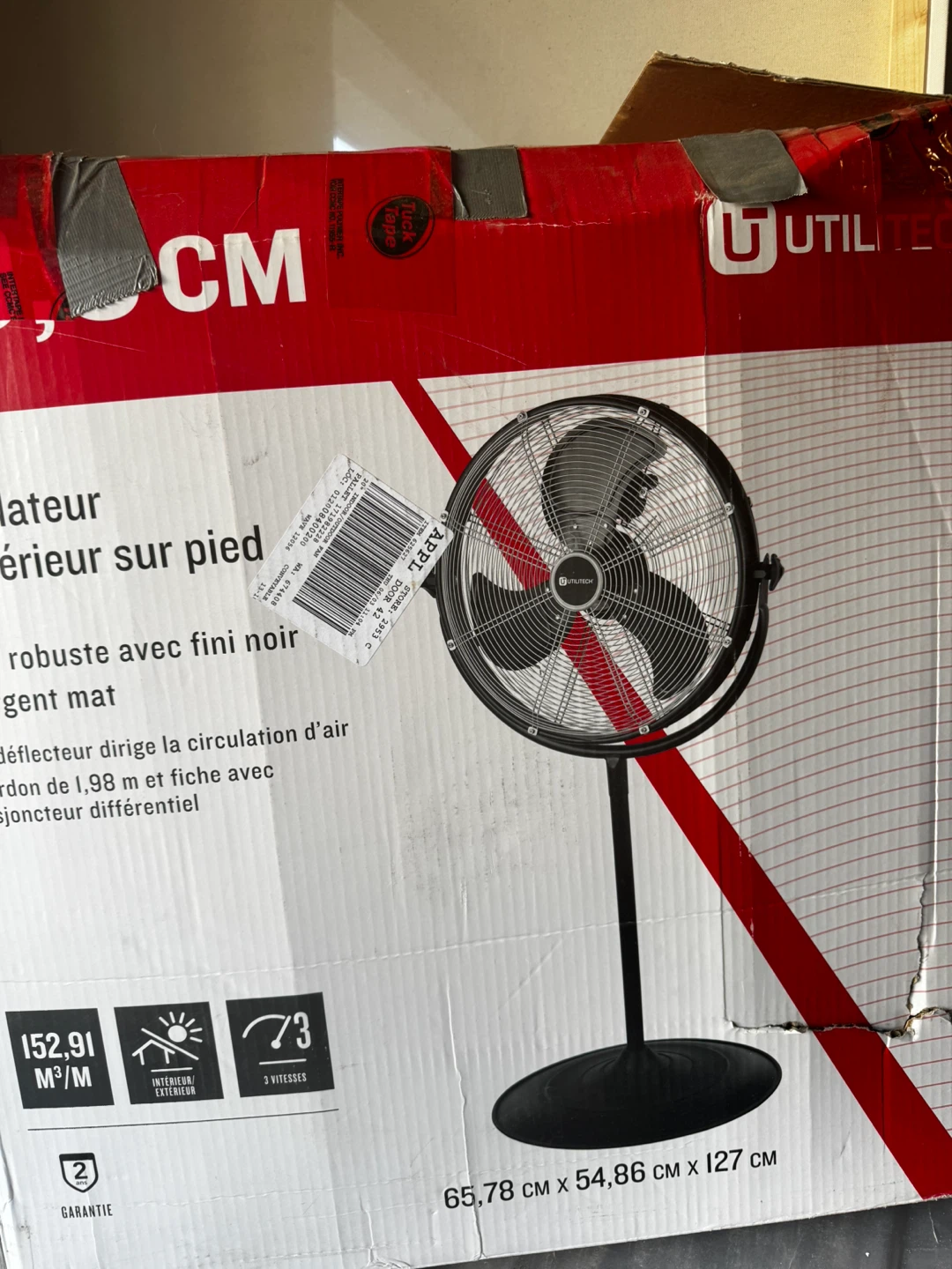 Utilitech 20" Outdoor Pedestal Fan - photo 2