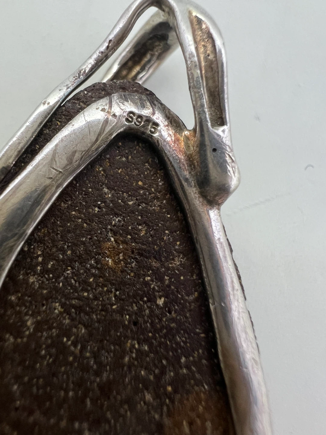 Sterling Silver and Boulder Opal Pendant - photo 5
