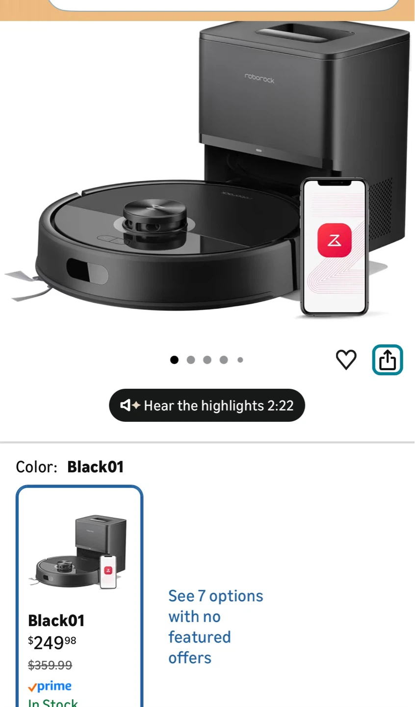 Roborock Robot Vacuum and Dock with mopping - photo 2