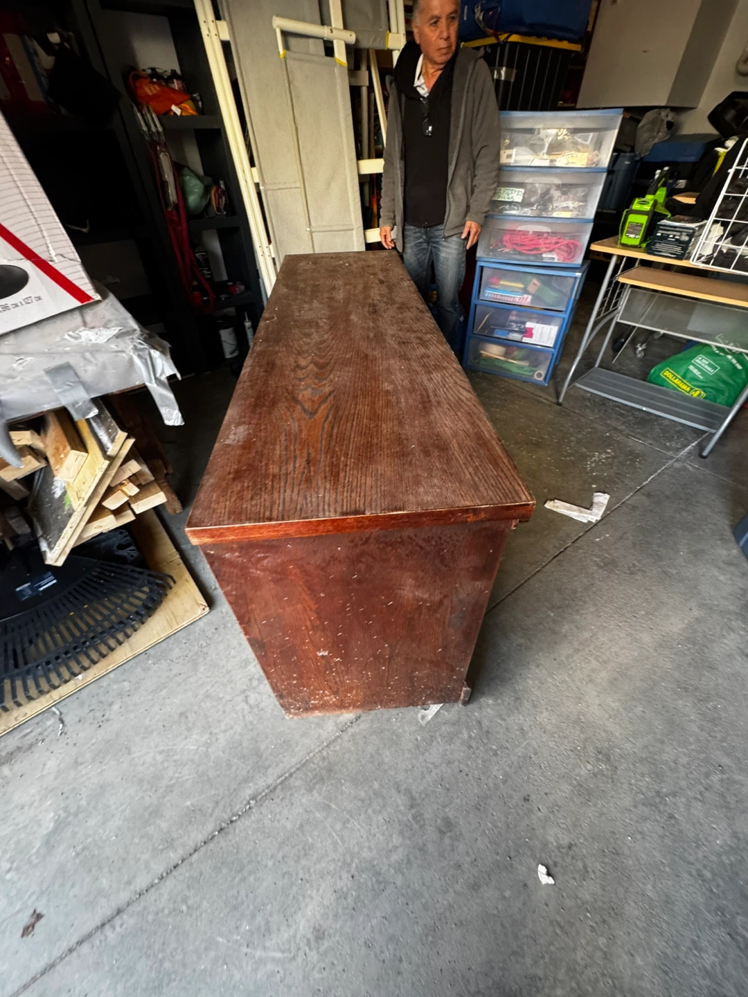 Solid Wood Storage Cabinet / Buffet / TV Stand – 64” - photo 2
