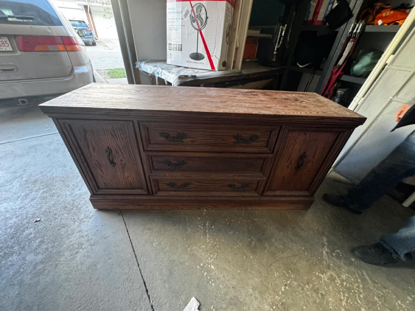 Solid Wood Storage Cabinet / Buffet / TV Stand – 64”
