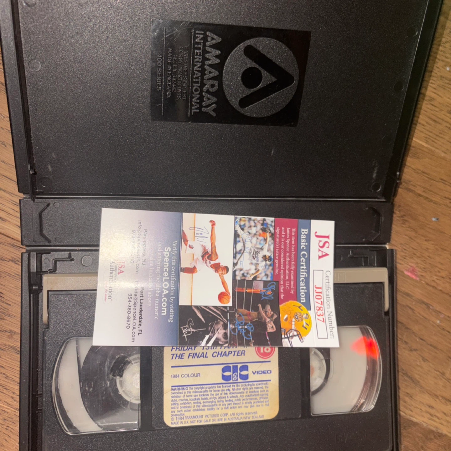 Friday the 13th: The Final Chapter VHS Tape - photo 2