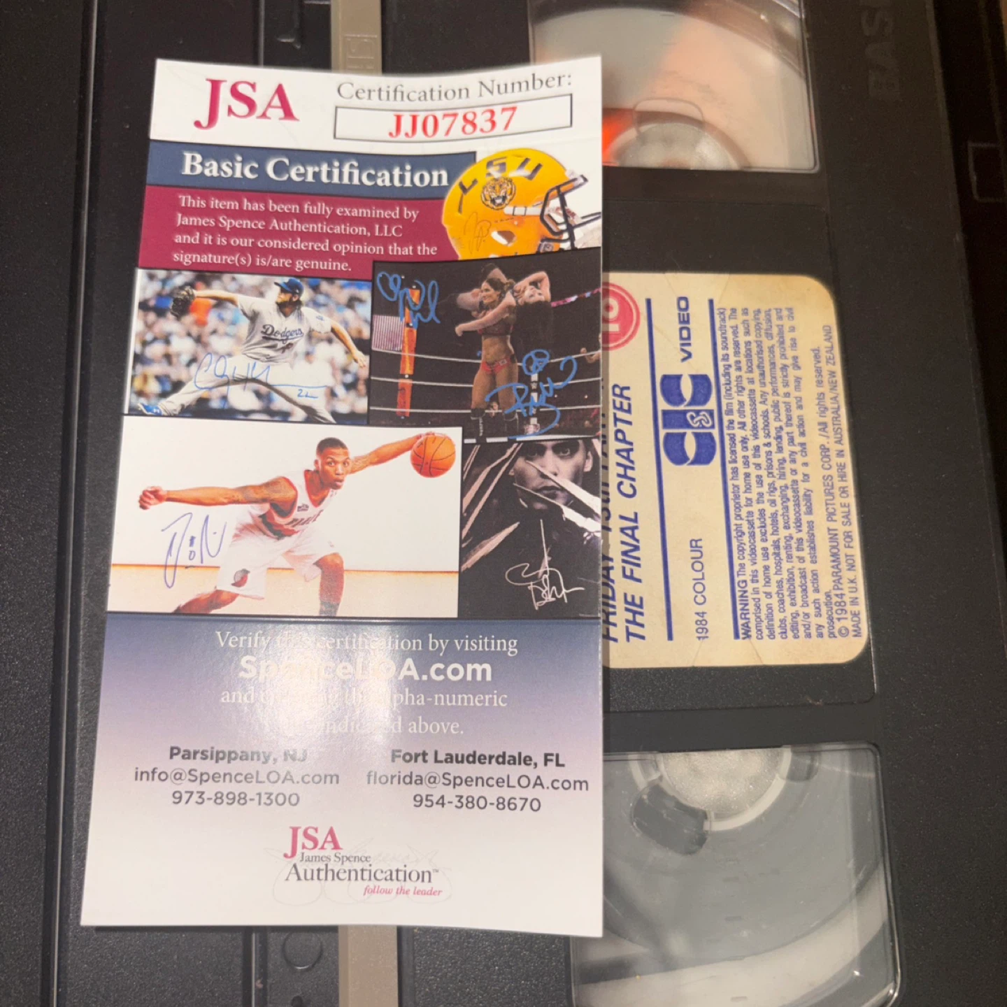 Friday the 13th: The Final Chapter VHS Tape - photo 3