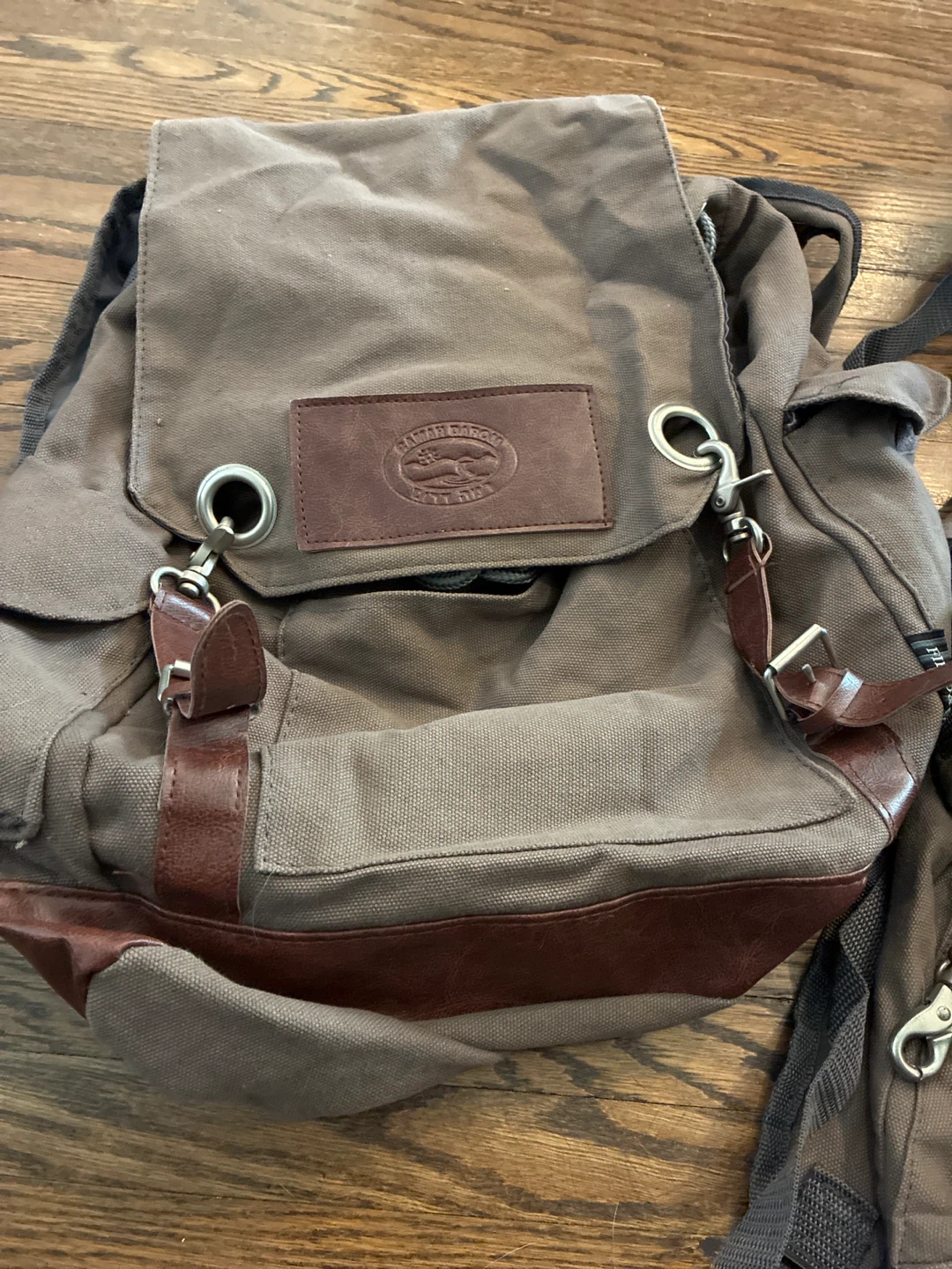 Two Roomy Canvas Backpacks - photo 3