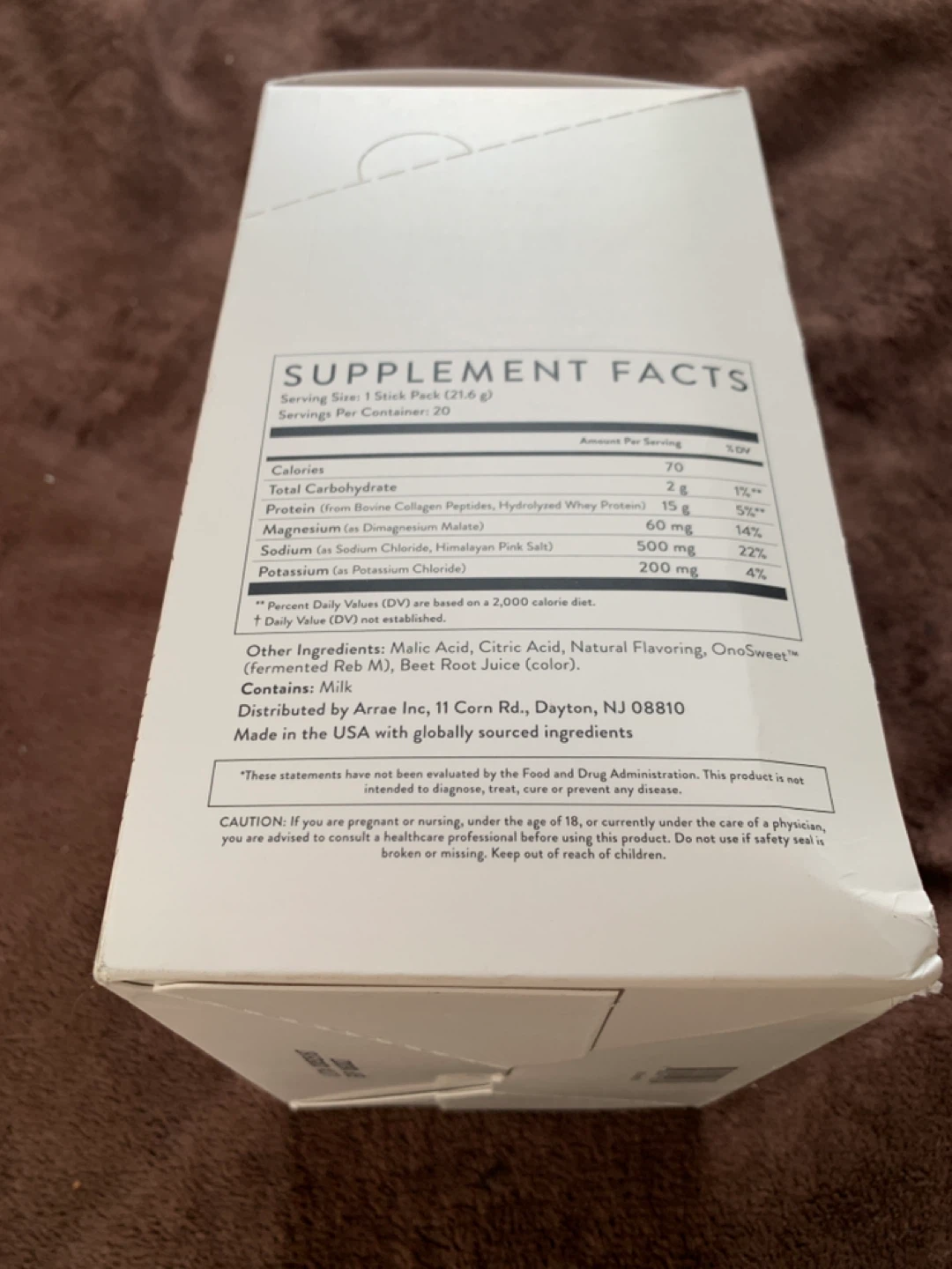 Arrae Clear Protein Plus 15g Grass-Fed Raspberry Yuzu 20 Packs - photo 5