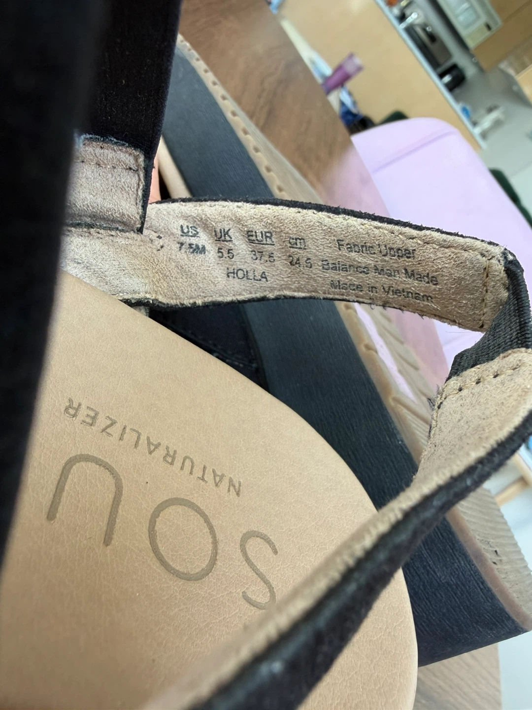 Naturalizer Soul Suede Strappy Sandals, Size 7.5 - photo 4