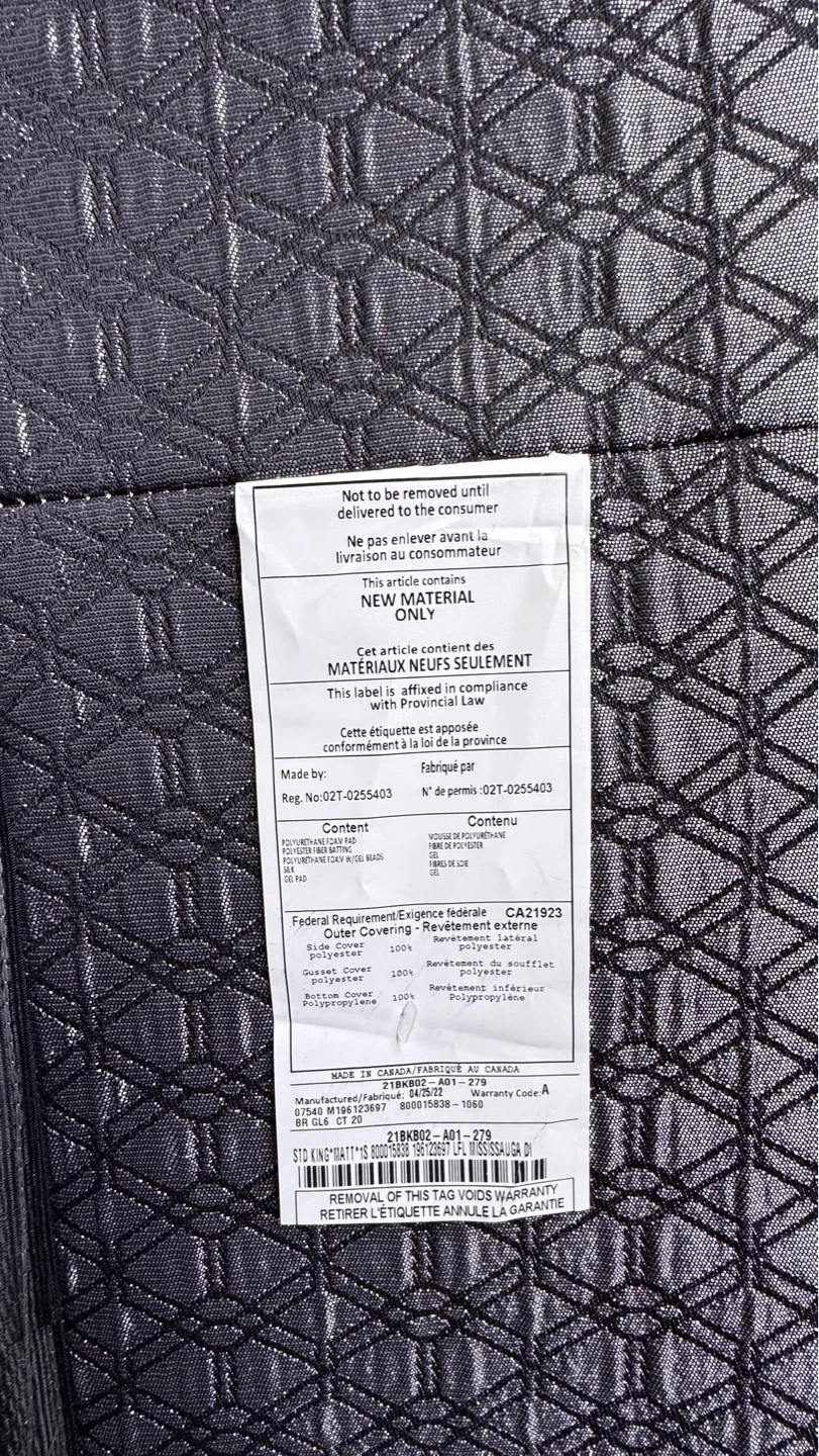 King Size Mattress + Box - photo 2