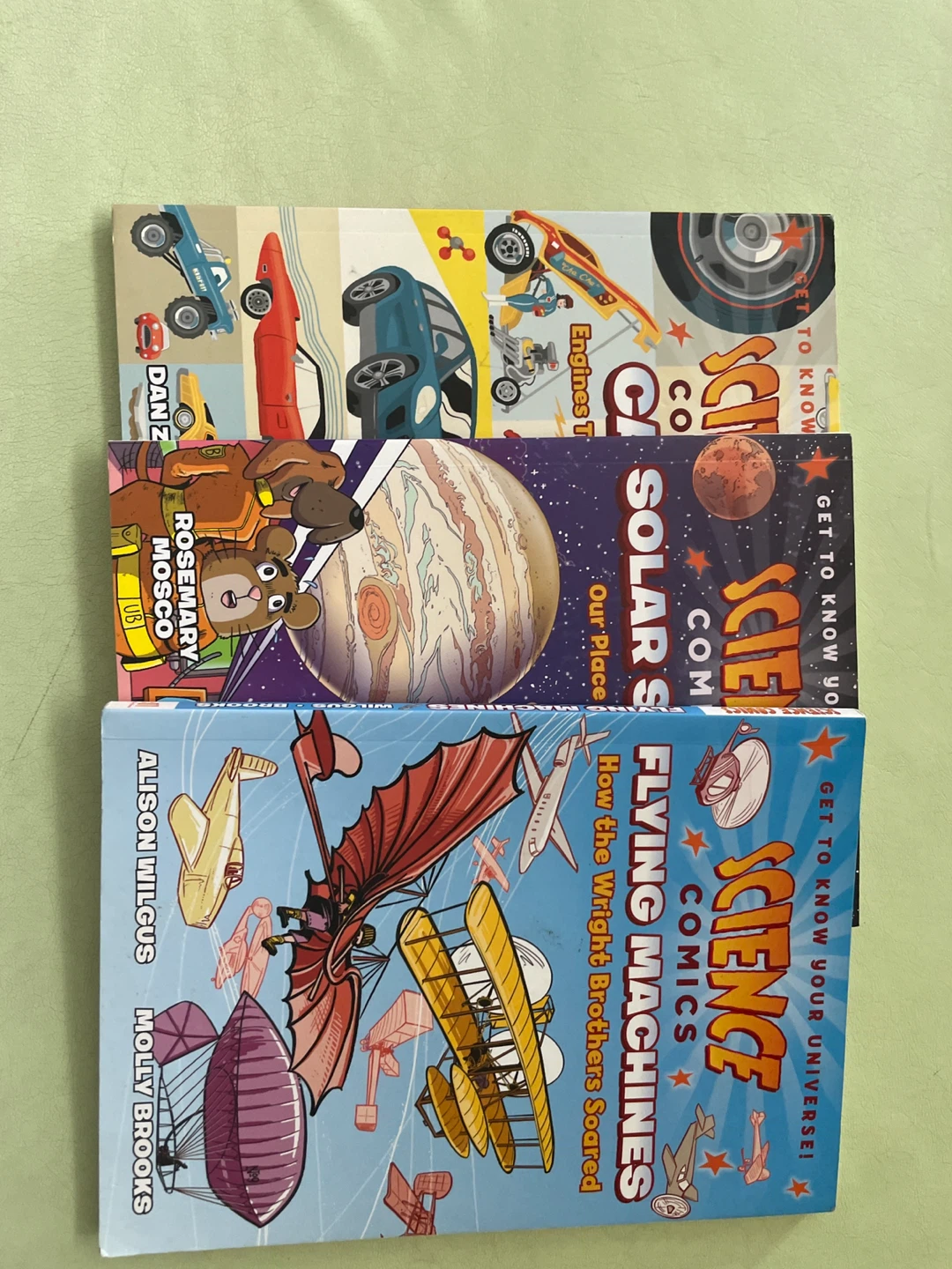 Science Comic Bundle - Flying Machines, Solar System, Engines