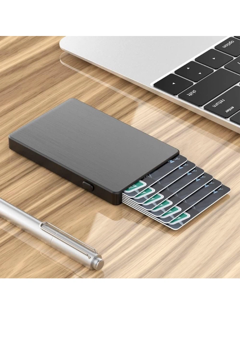 Slim Metal Card Holder