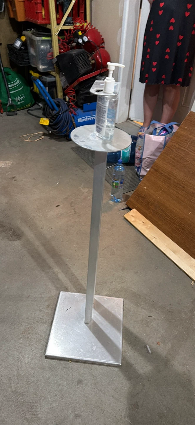 Metal Hand Sanitizer Stand