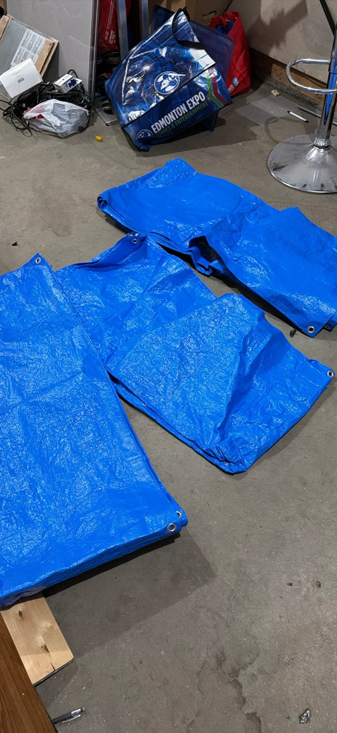 Blue Tarps (3 pcs)