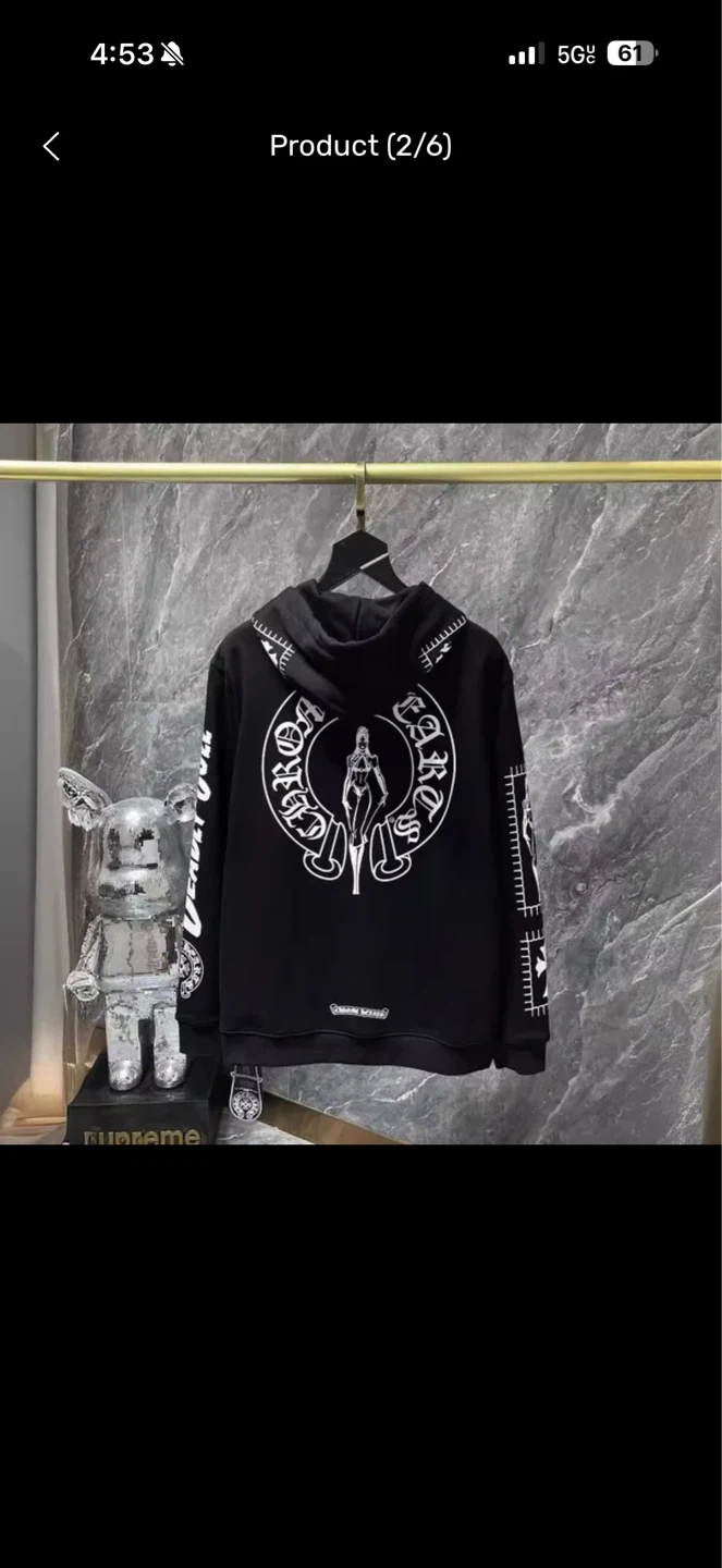 Chrome Hearts Black Hoodie
