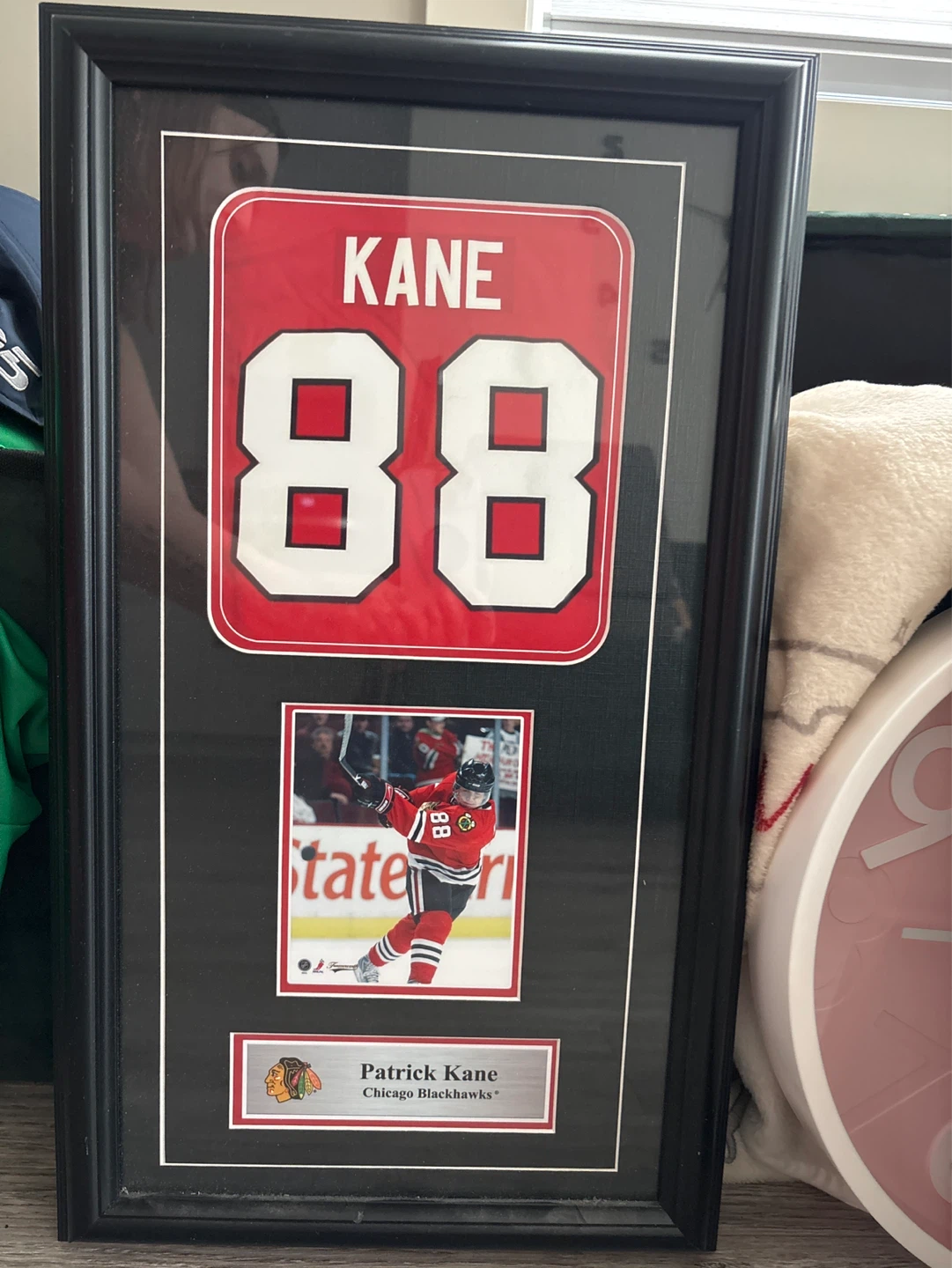 Patrick Kane Chicago Blackhawks Framed Jersey Display