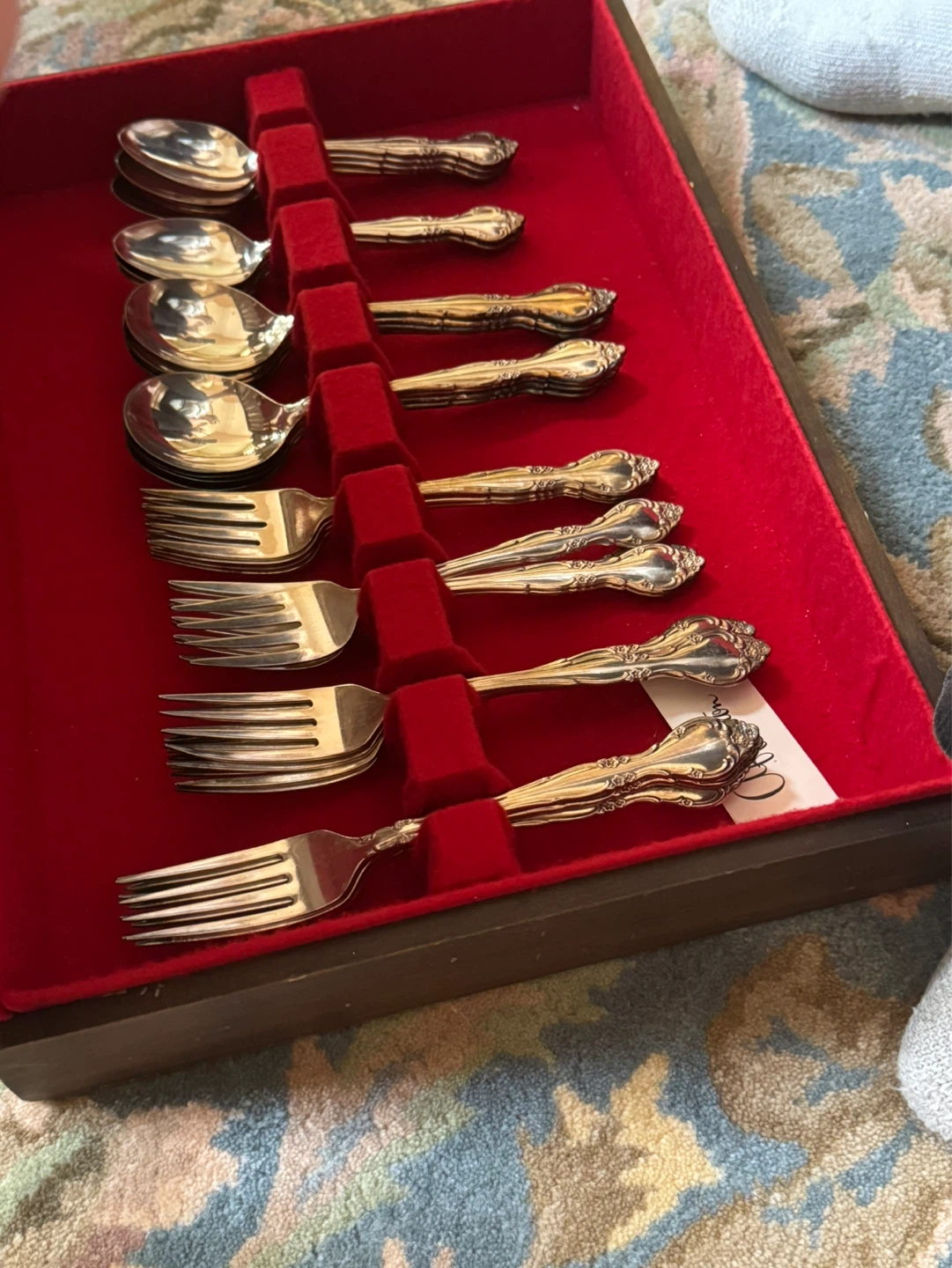 Silver Plated Cutlery Set with the box