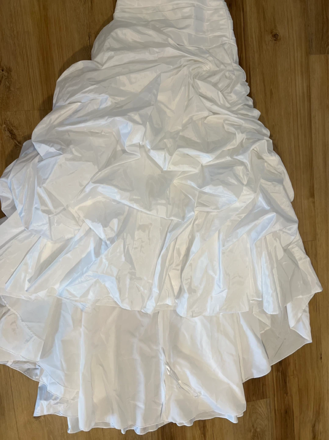 David's Bridal White Wedding Dress Size 4 - photo 4