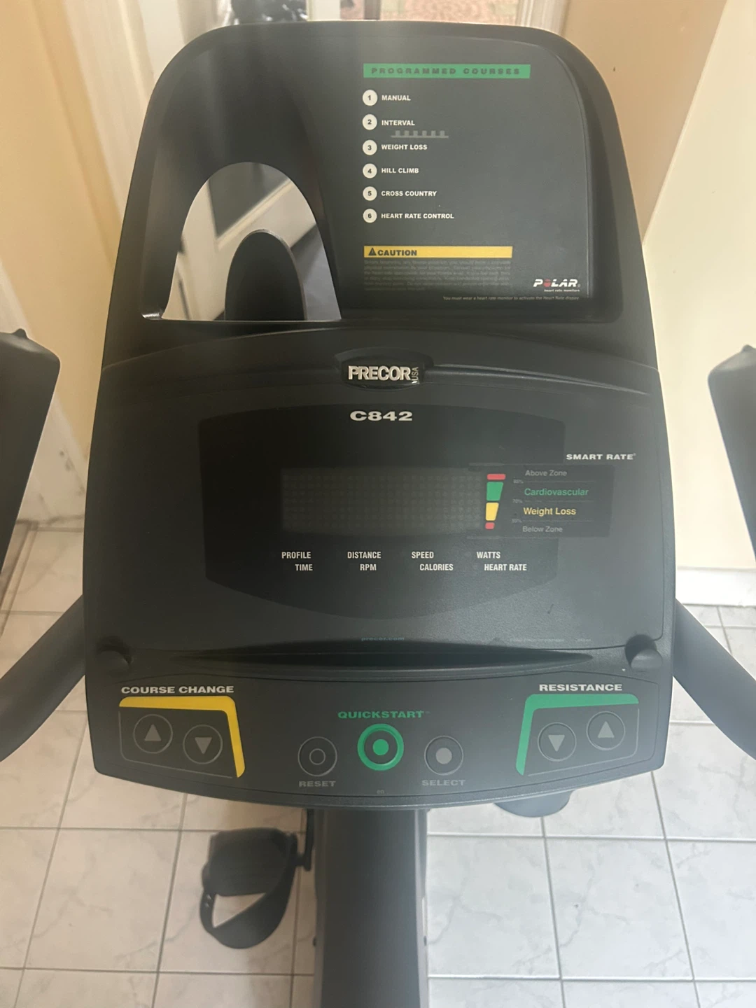 Precor C842 Recumbent Bike – Gym Quality - Excellent Con - photo 4