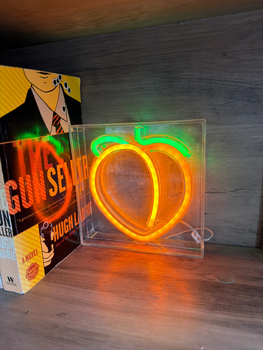 Peach Neon Sign - USB connected