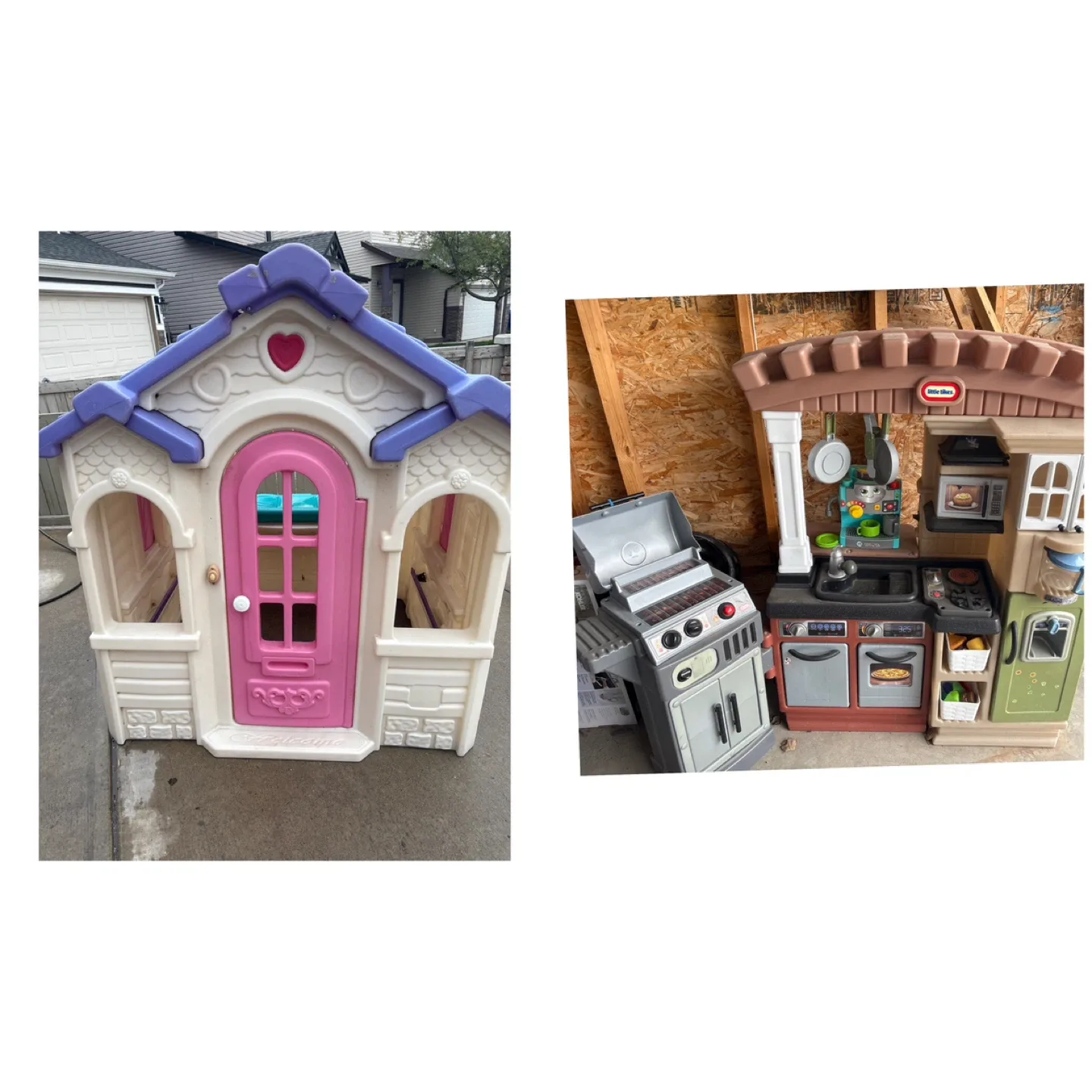 Little Tikes Play House and Kitchen Set