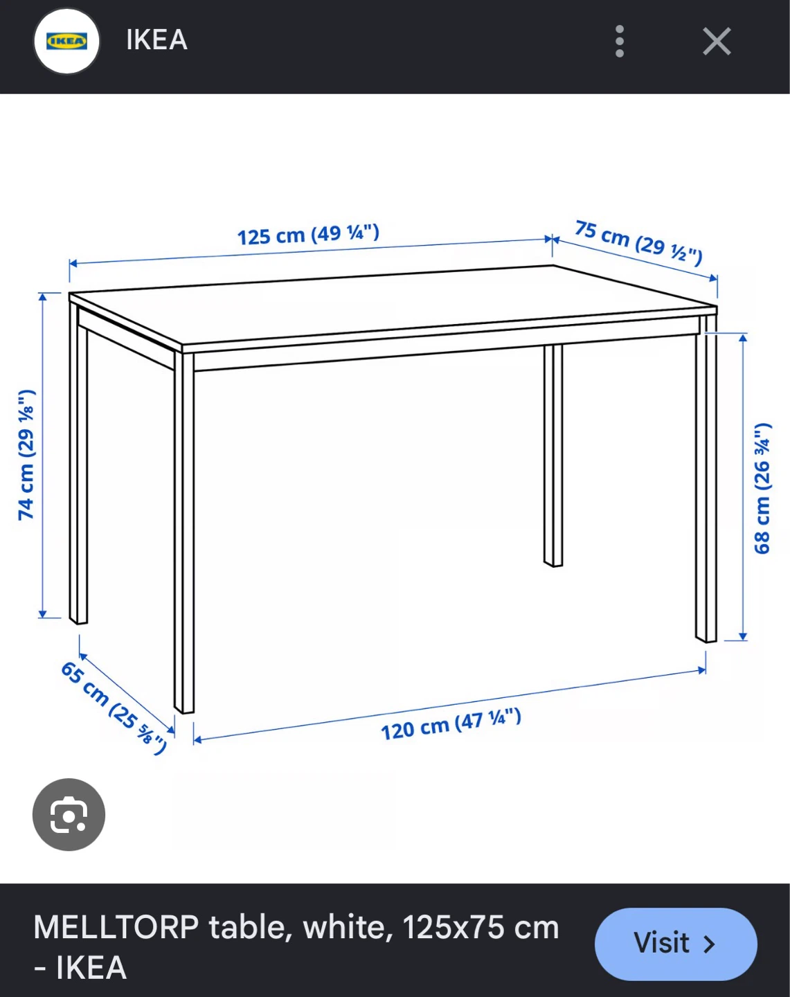 IKEA MELLTORP Table / 3 chairs ÖSTANÖ - photo 2