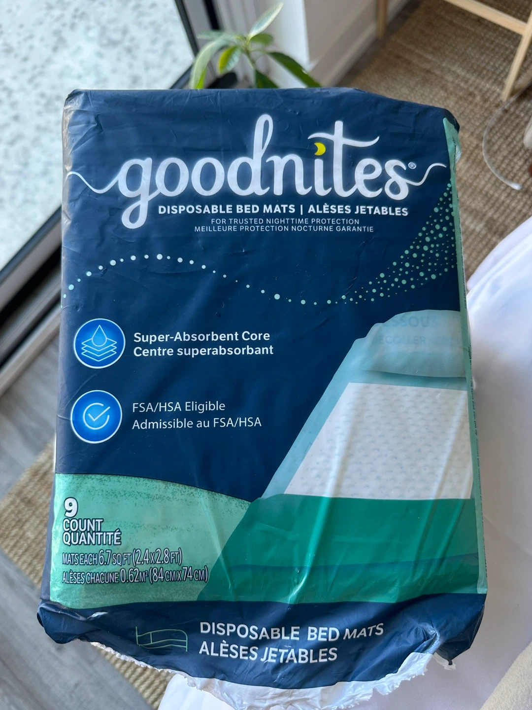 GoodNites Disposable Bed Mats - 9 Count