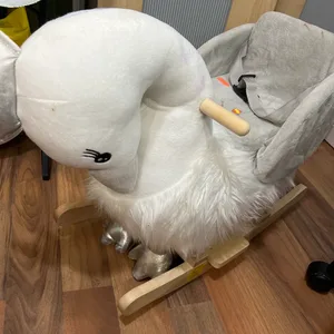 Plush Swan Rocker