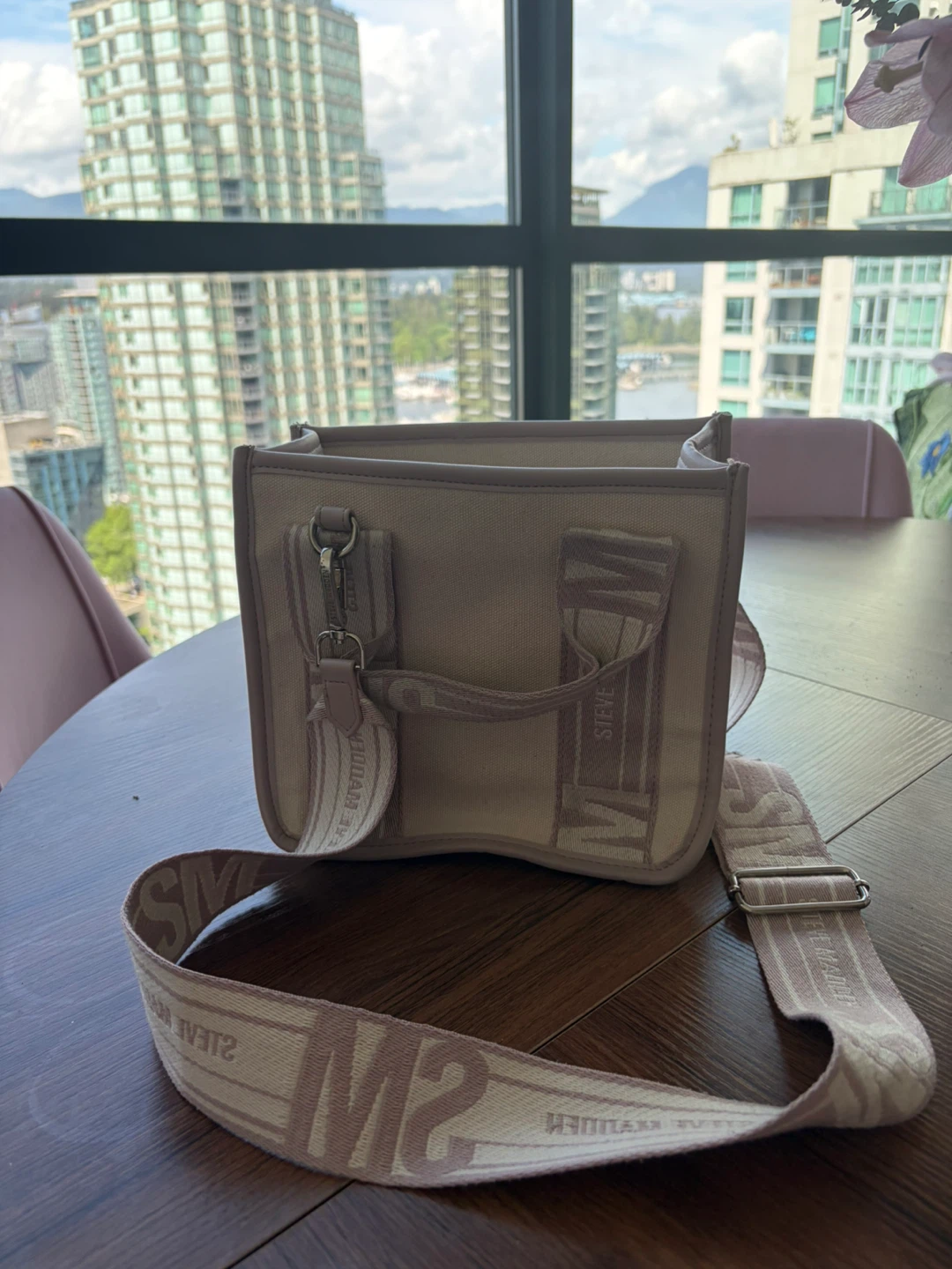 Steve Madden Crossbody Canvas Mini Tote - photo 2