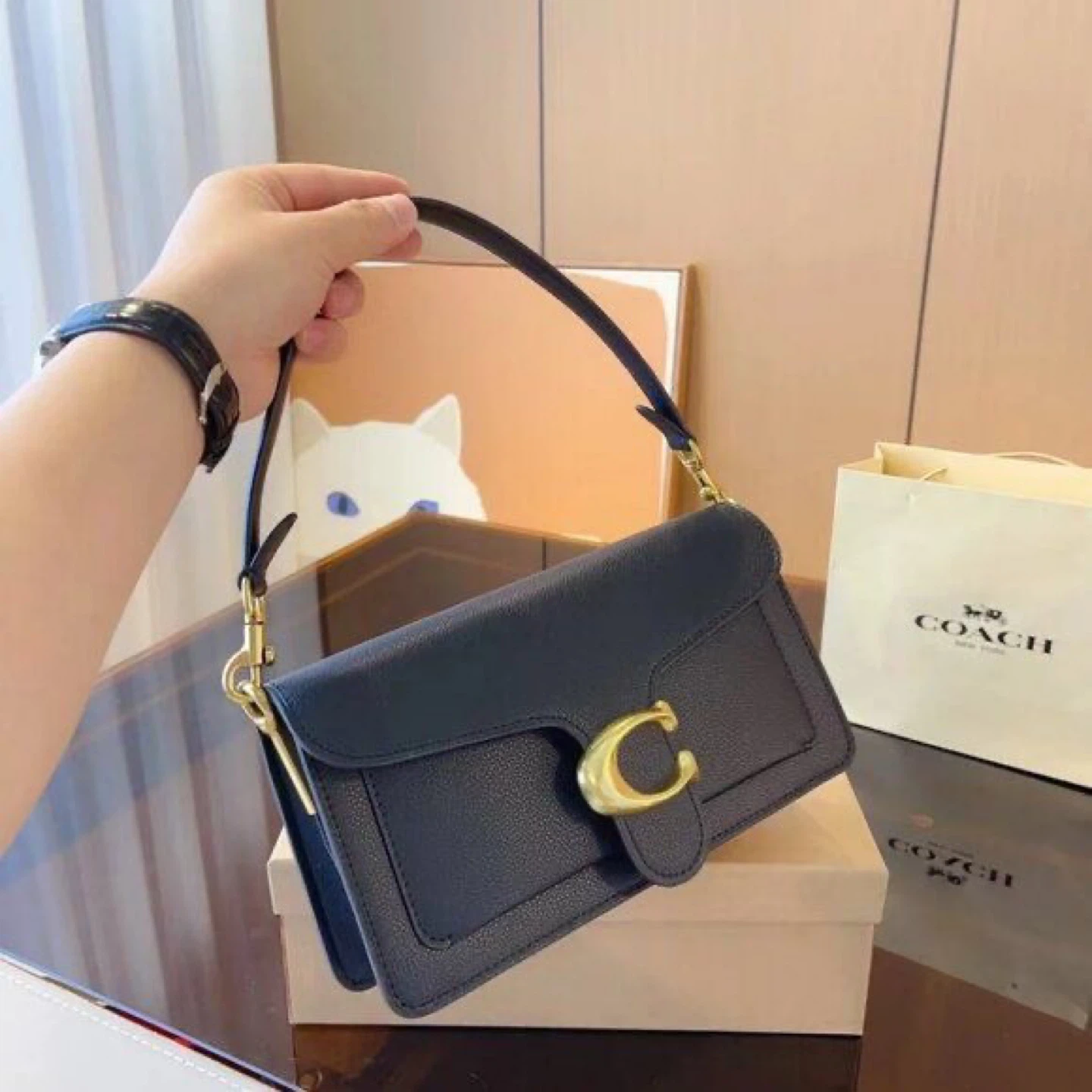 Coach Tabby 26 Shoulder Bag - black