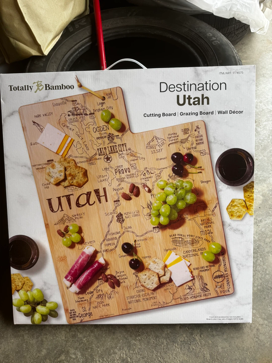 Totally Bamboo Destination Utah Cutting Board