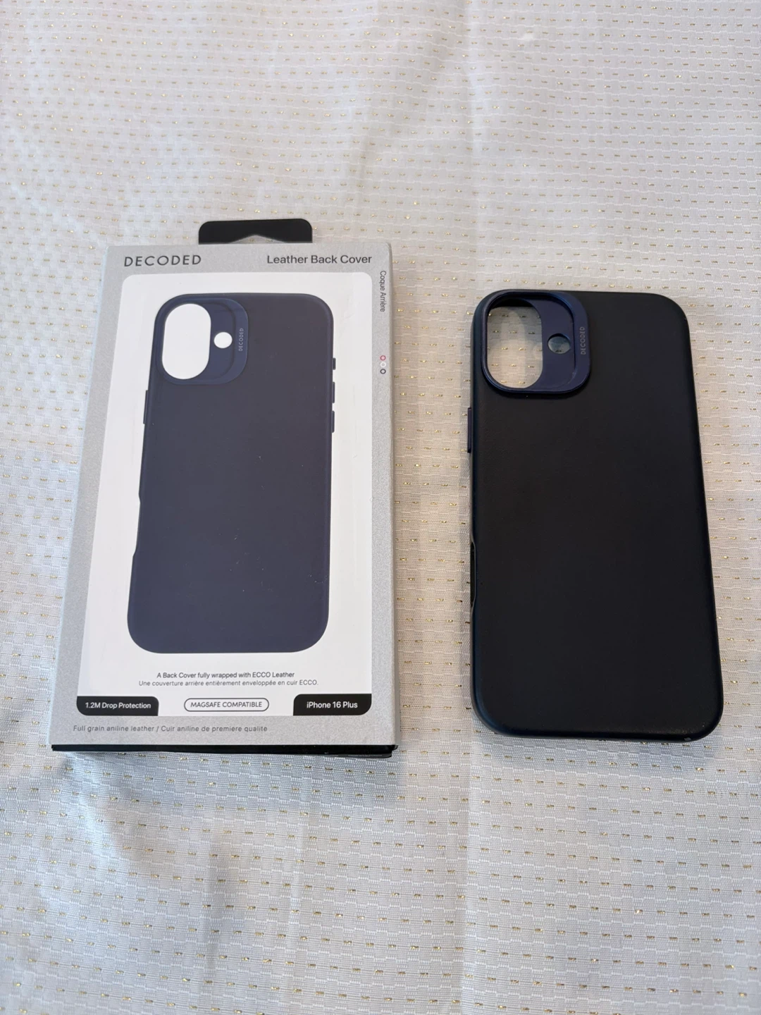 DECODED Silicone & Leather Back Covers for iPhone 16 Plus