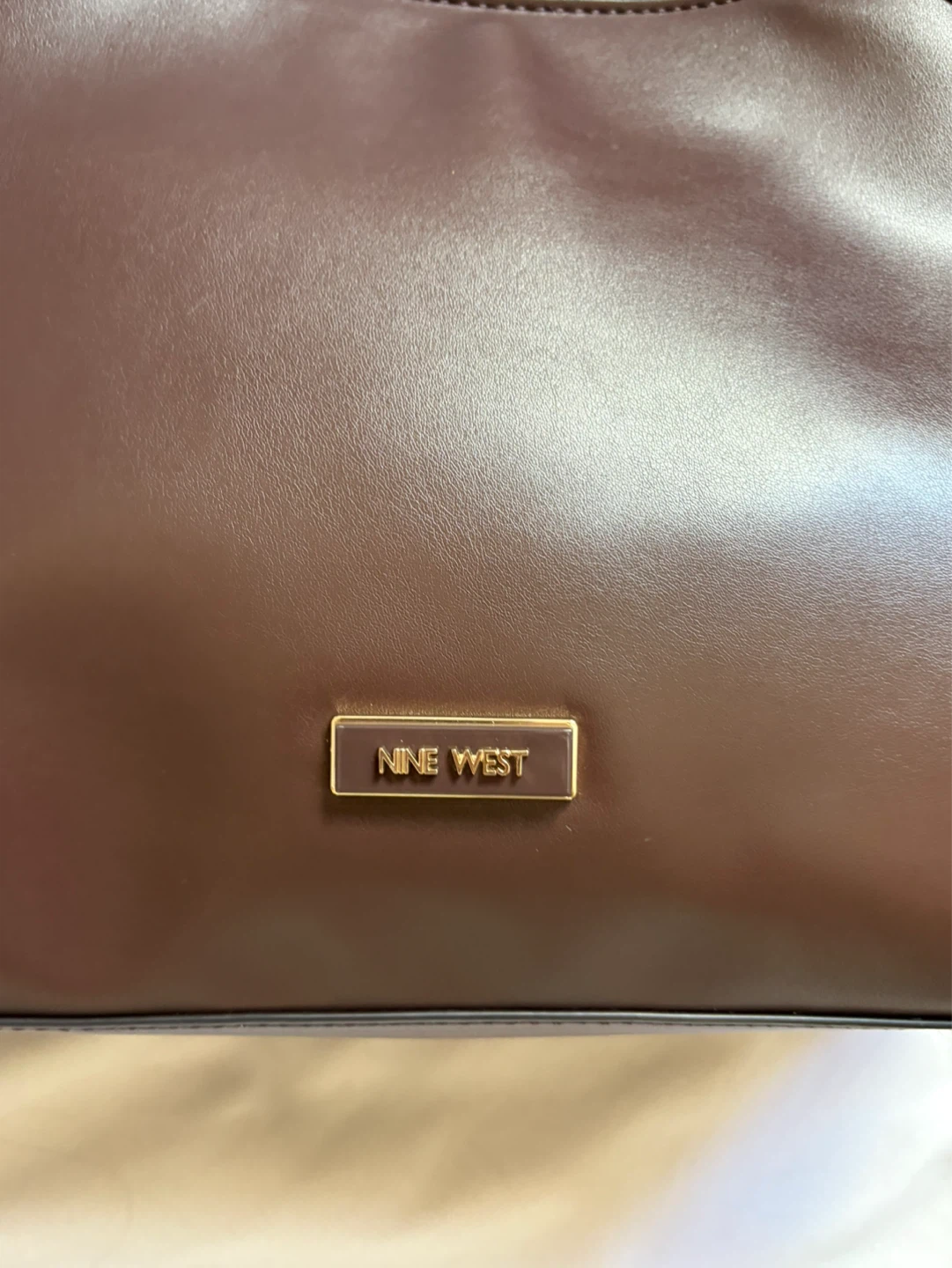 Nine West Brown Faux Leather Shoulder Bag - photo 3