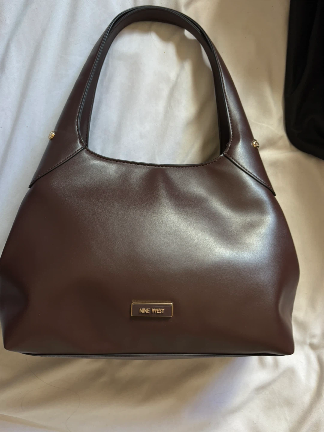 Nine West Brown Faux Leather Shoulder Bag - photo 2