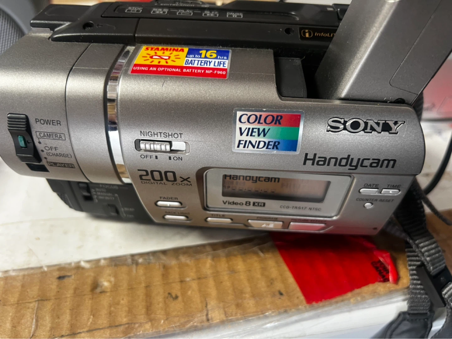For sale Sony handycam video camera