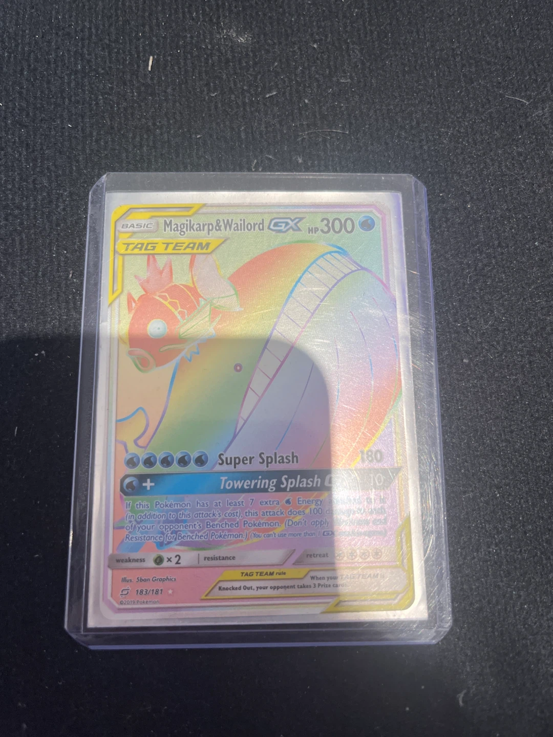 Magikarp & Wailord GX TAG TEAM Pokémon Card