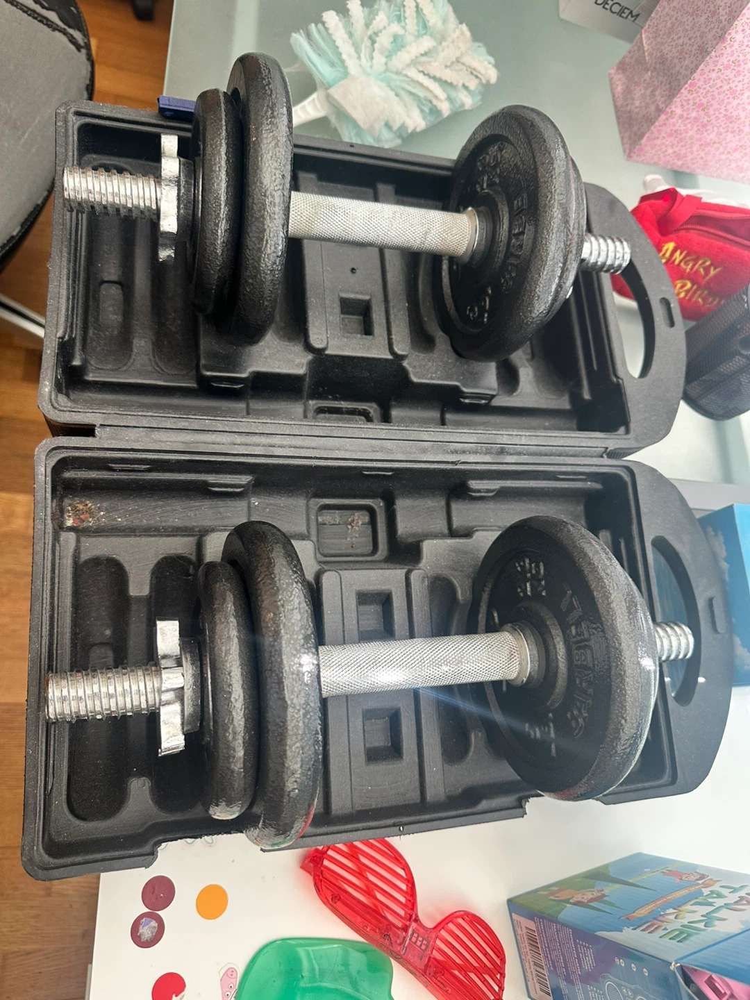 Adjustable Dumbbell Set with Case