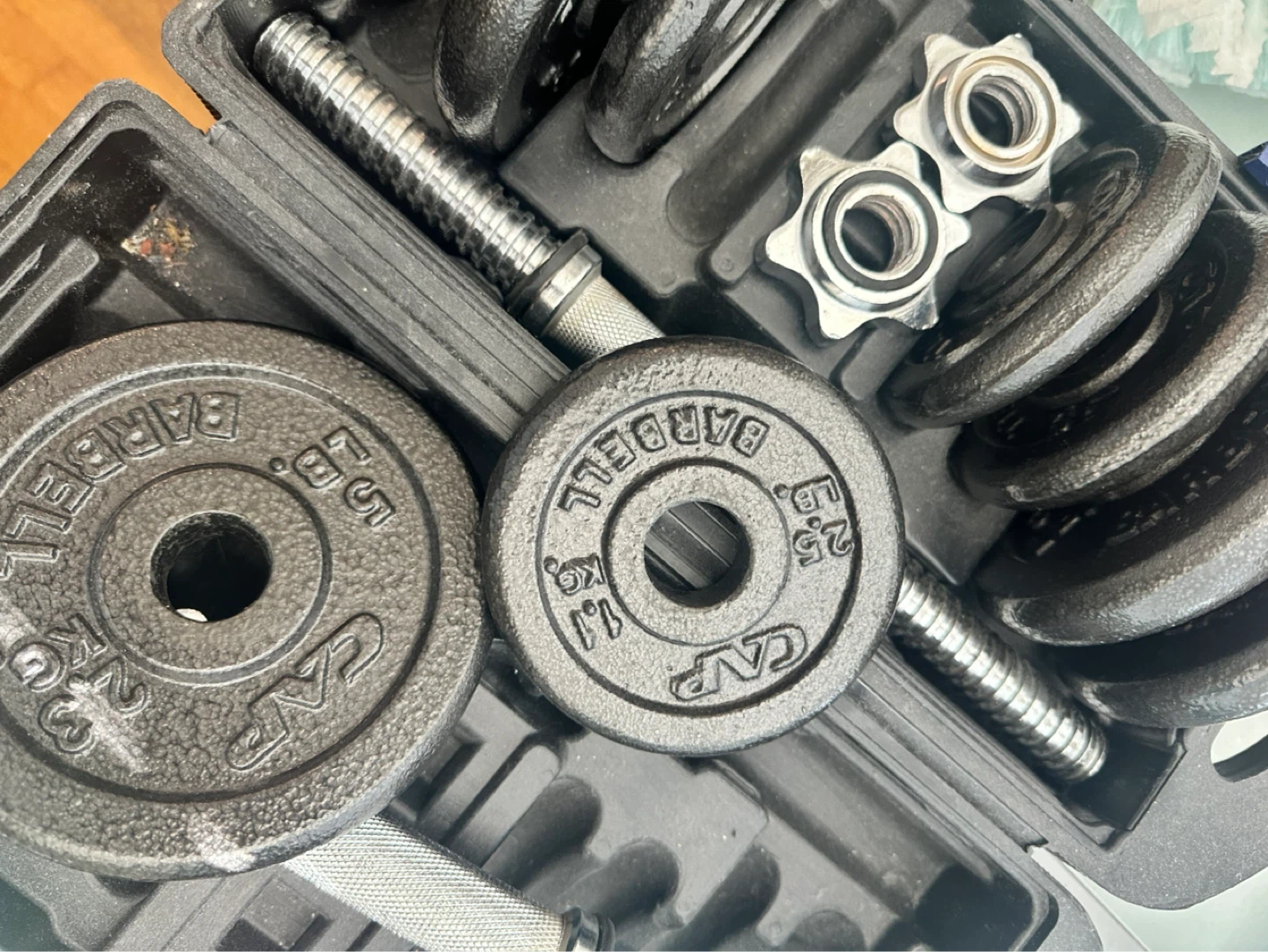 Adjustable Dumbbell Set with Case - photo 2