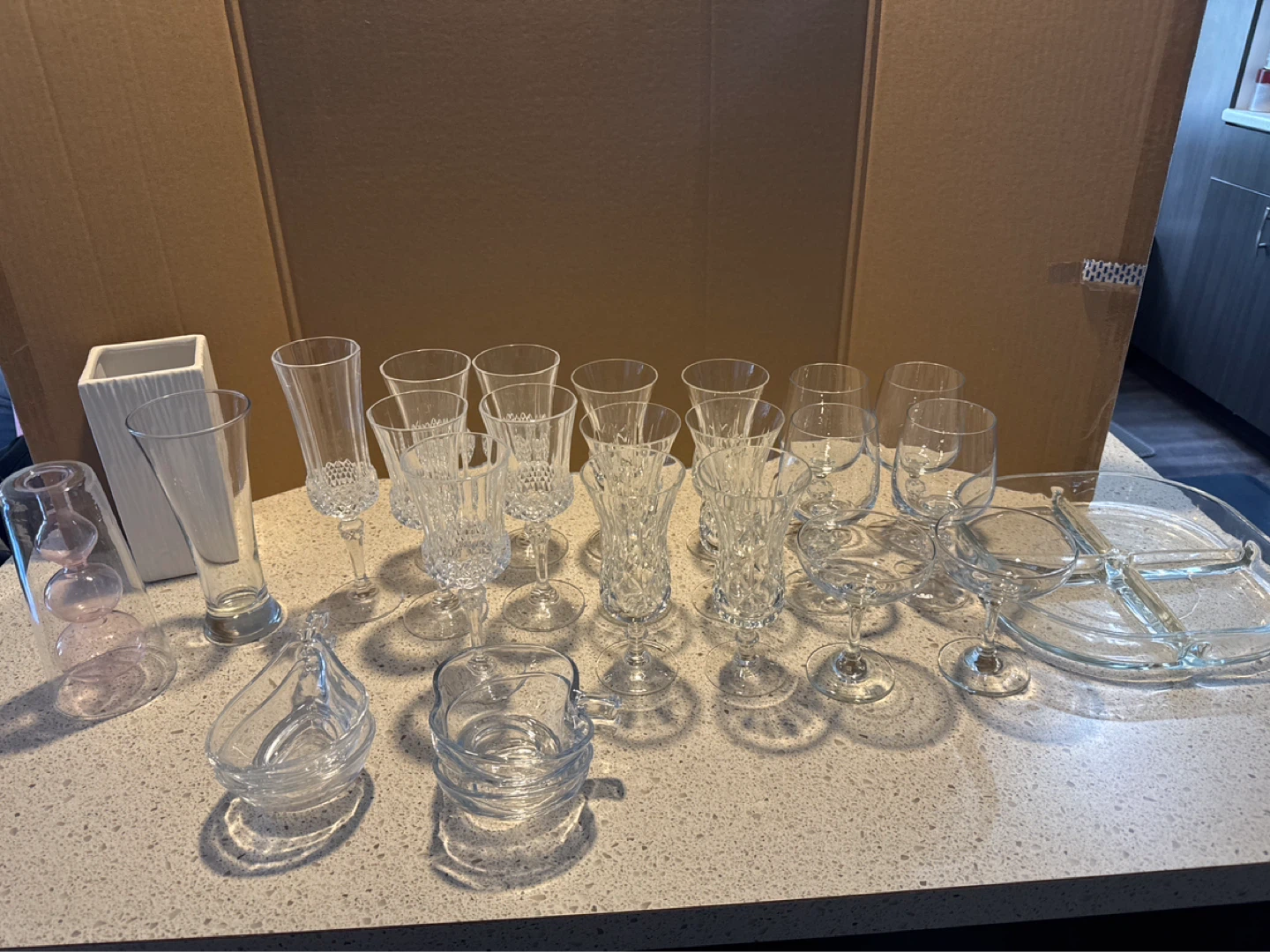 Assorted Glassware Set