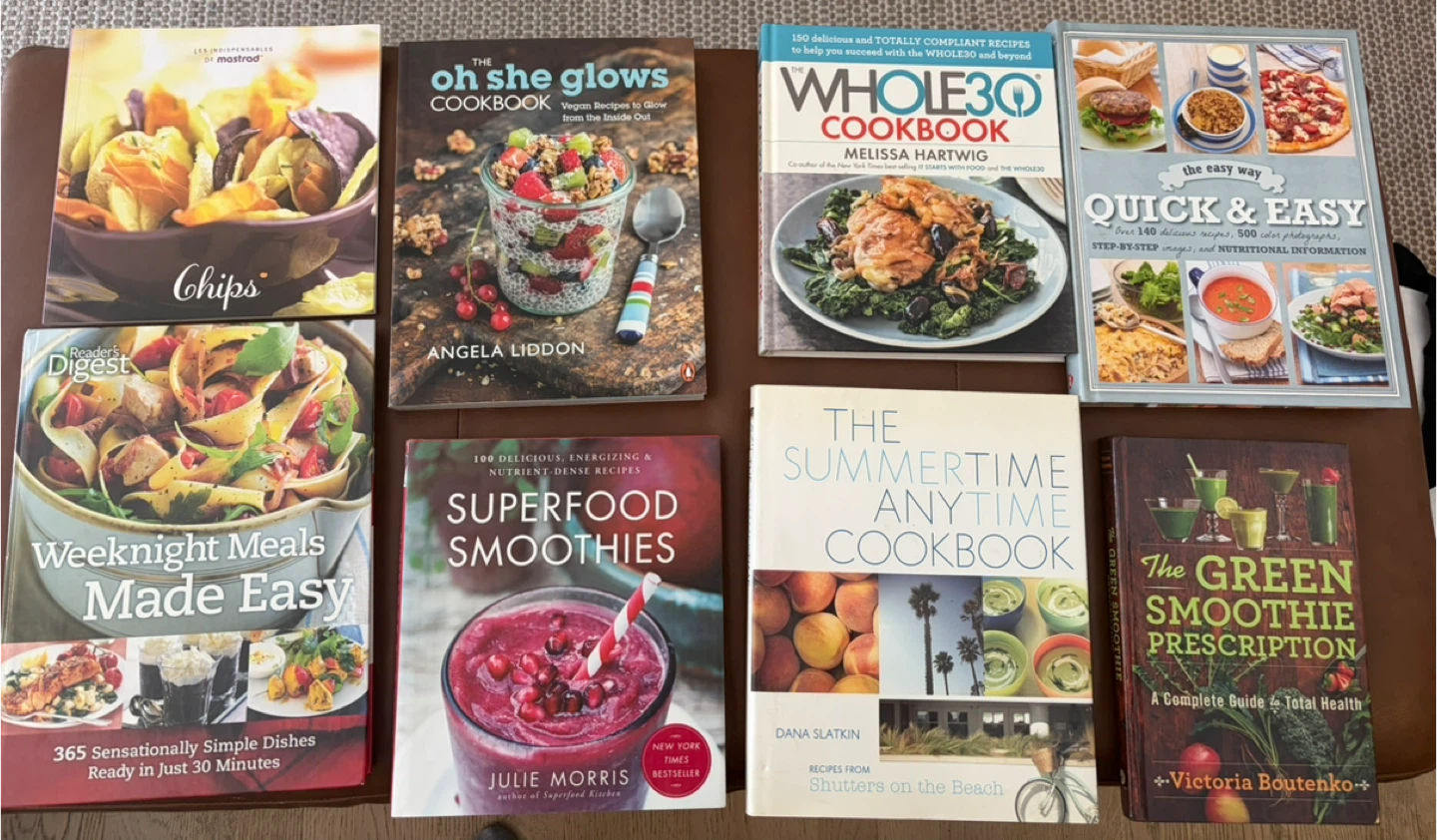 Various cookbooks