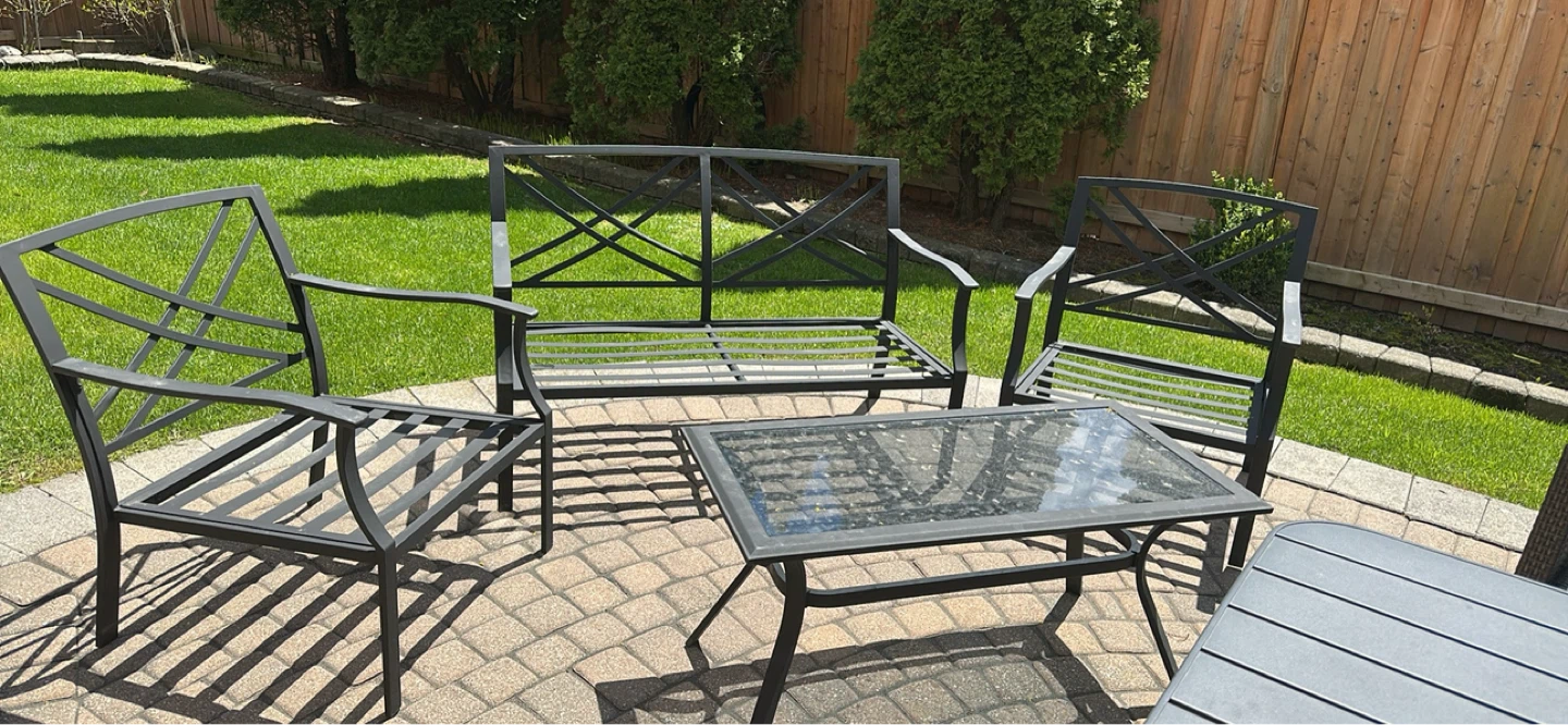 Outdoor Patio Set - 4 Pieces