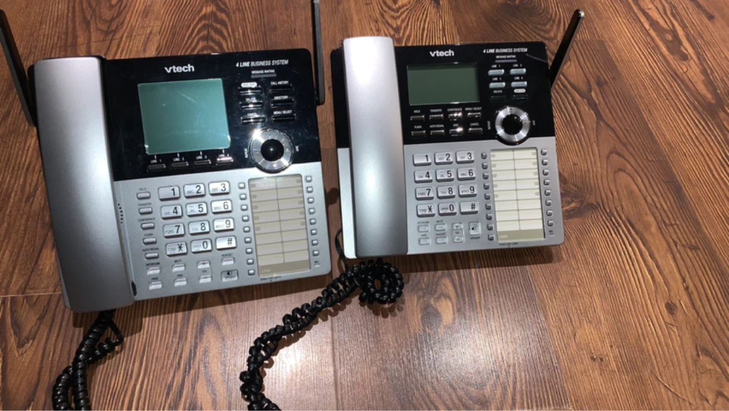 VTech 4-Line Business System Phones (2)