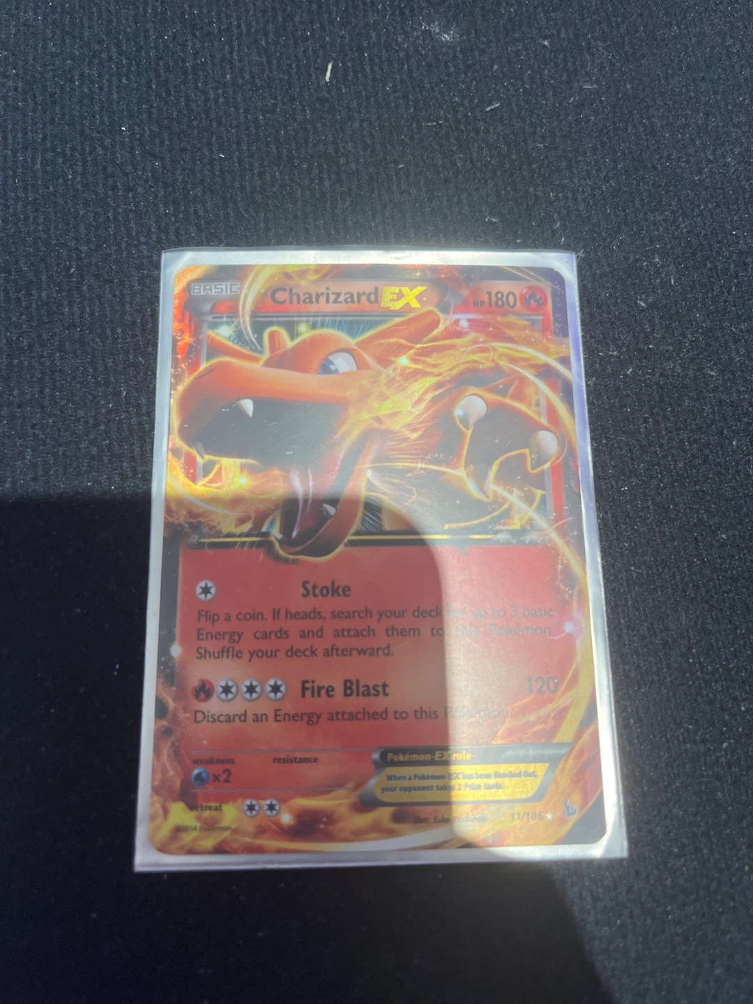 Pokemon Charizard EX Trading Card