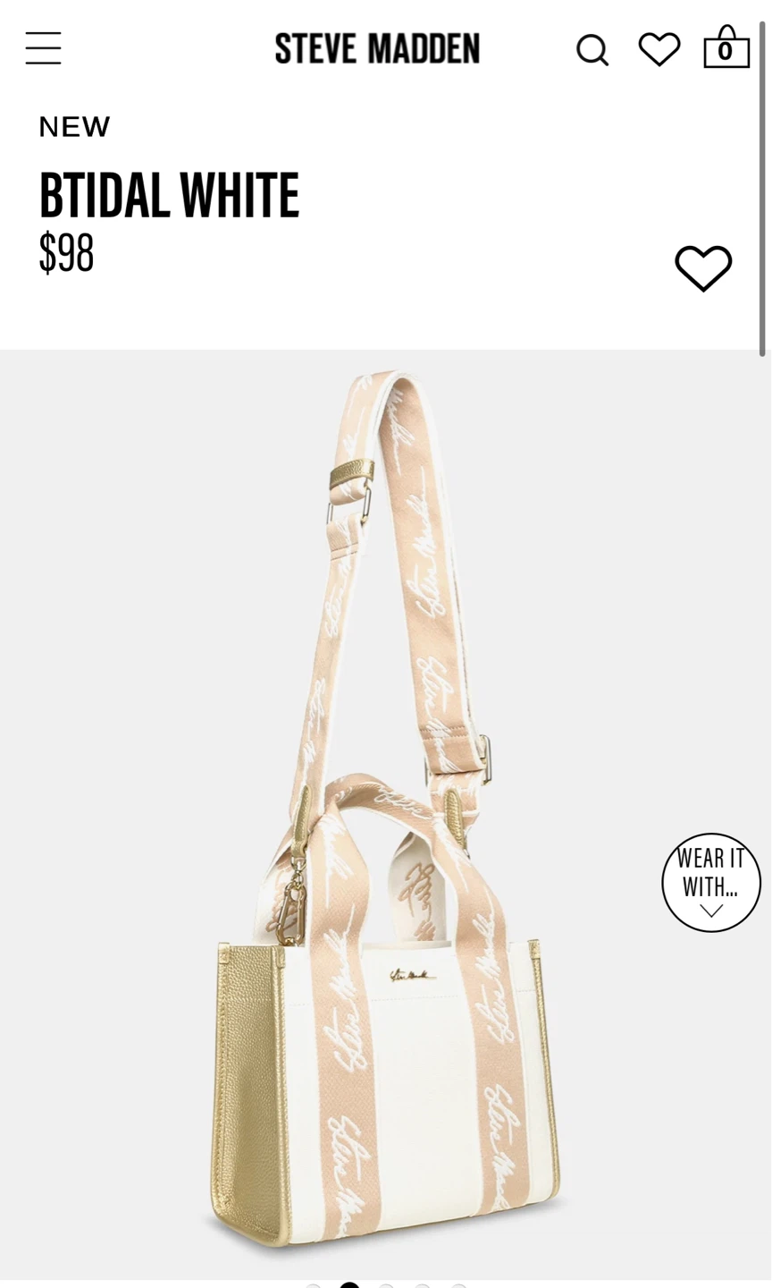 Steve Madden Crossbody Canvas Mini Tote - photo 5